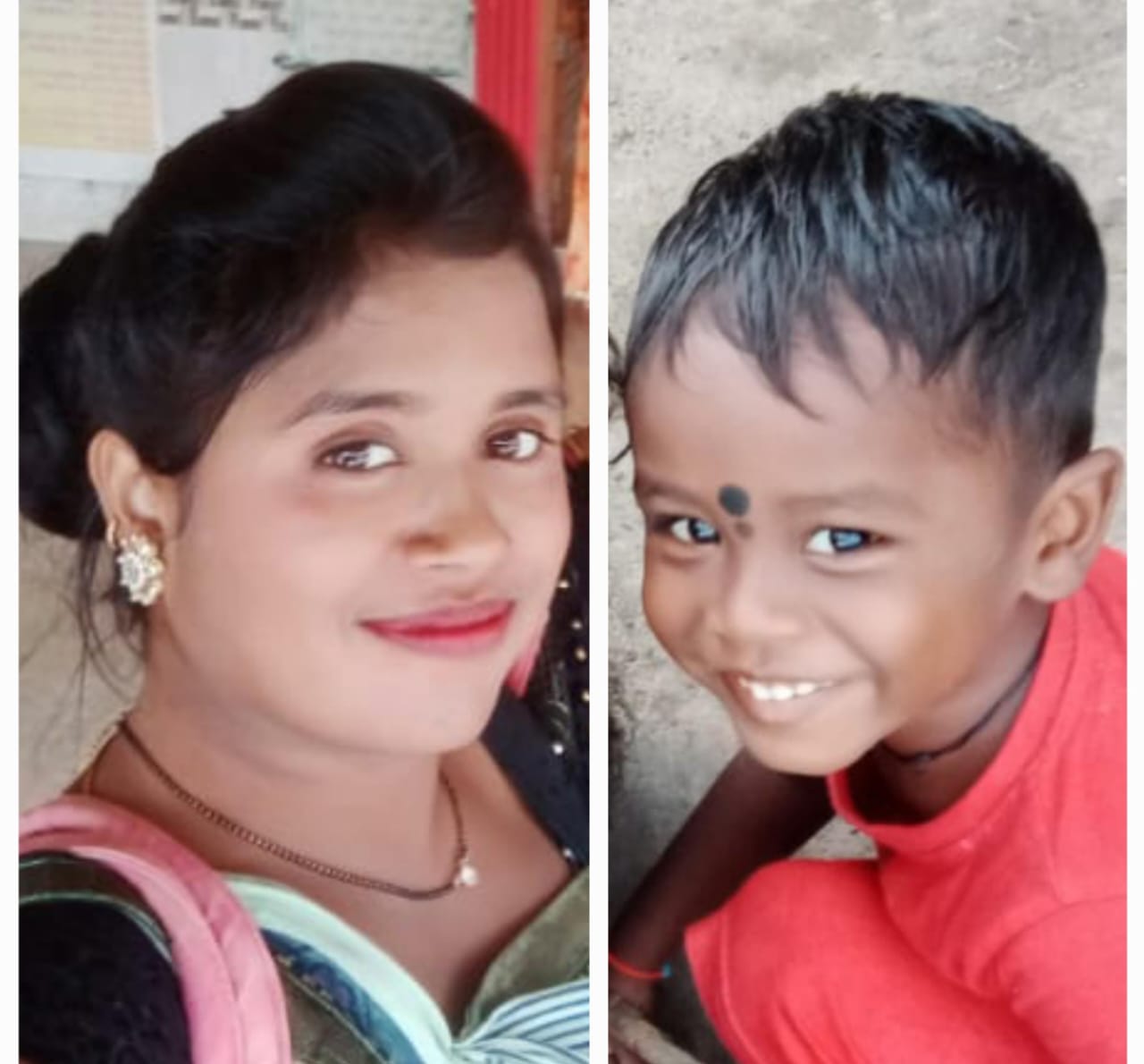 पांच वर्षीय मासूम समेत विवाहिता लापता*